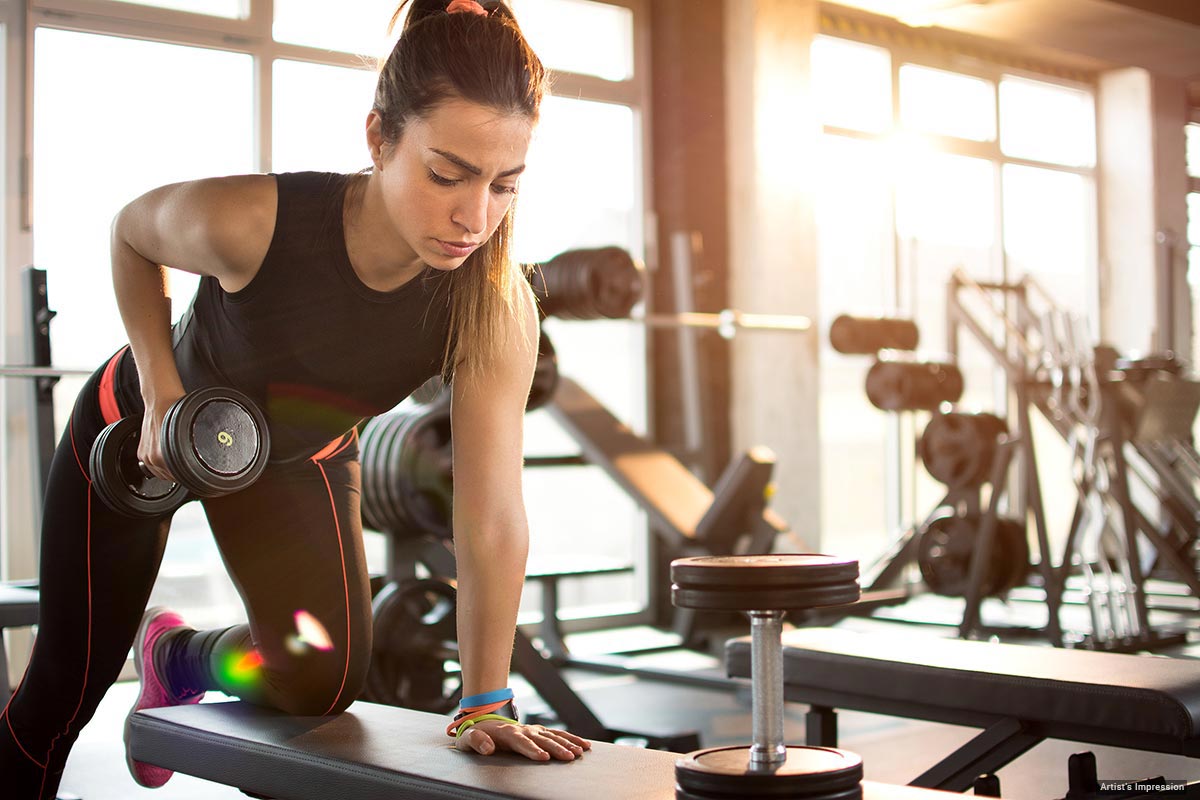 State of the art Gymnasium at Marquee Clubhouse