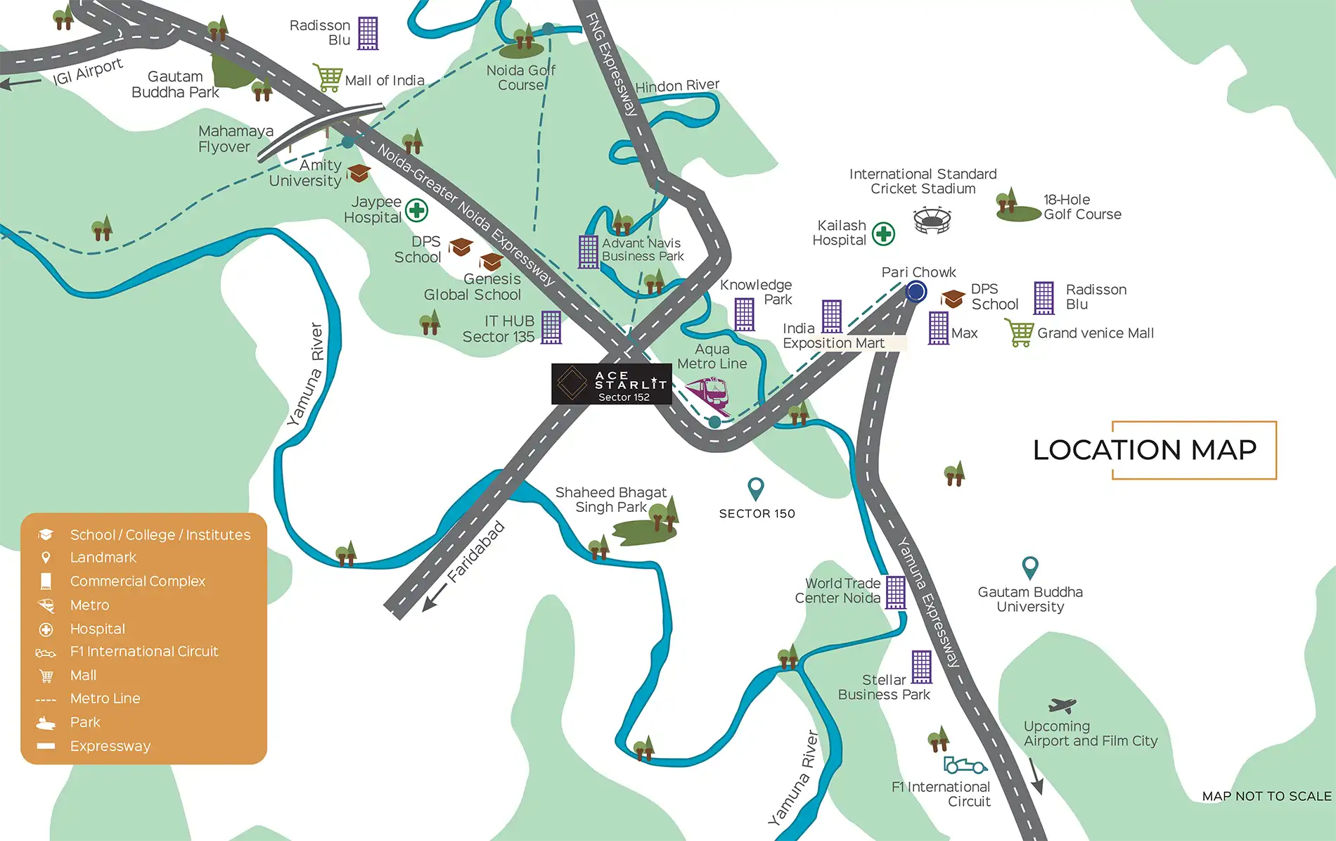 ACE Starlit Official Connectivity & Location Master Map